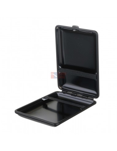 Портсигар Stoll на 14 сигарет, экокожа, Черный - купить в интернет-магазине Havana Smoke