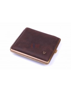 Портсигар Stoll на 18 сигарет, натуральная буйволиная кожа - купить в интернет-магазине Havana Smoke