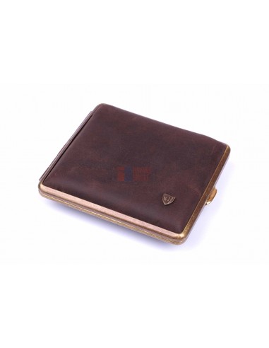 Портсигар Stoll на 18 сигарет, натуральная буйволиная кожа - купить в интернет-магазине Havana Smoke