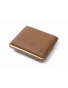 Портсигар Stoll на 18 сигарет, натуральная кожа, Табак - купить в интернет-магазине Havana Smoke