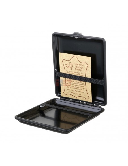 Портсигар Stoll на 18 сигарет, натуральная кожа, Черный олень - купить в интернет-магазине Havana Smoke