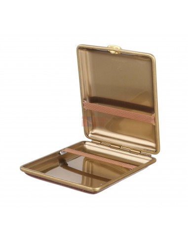 Портсигар Stoll на 18 сигарет, экокожа, Коричневый - купить в интернет-магазине Havana Smoke