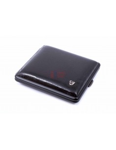 Портсигар Stoll на 18 сигарет, экокожа, Черный олень - купить в интернет-магазине Havana Smoke