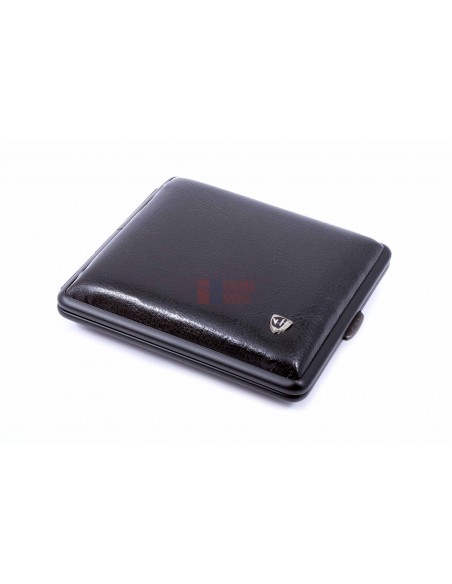 Портсигар Stoll на 18 сигарет, экокожа, Черный олень - купить в интернет-магазине Havana Smoke