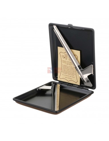 Портсигар Stoll на 26 сигарет, натуральная буйволиная кожа - купить в интернет-магазине Havana Smoke