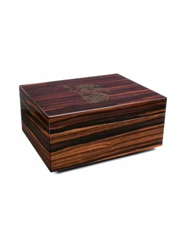 Хьюмидор Gentili Fumatore Dorato на 50 сигар, Эбеновое дерево