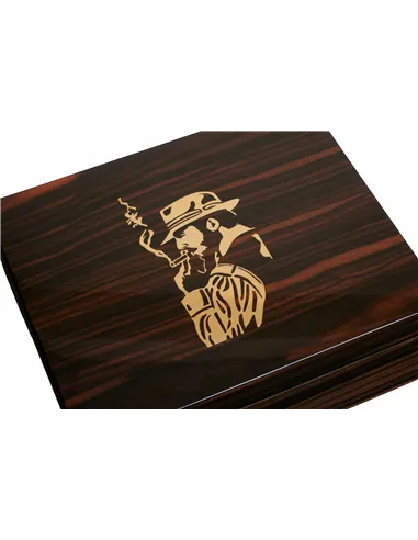 Хьюмидор Gentili Fumatore Dorato на 50 сигар, Эбеновое дерево