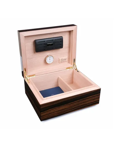 Хьюмидор Gentili Fumatore Dorato на 50 сигар, Эбеновое дерево