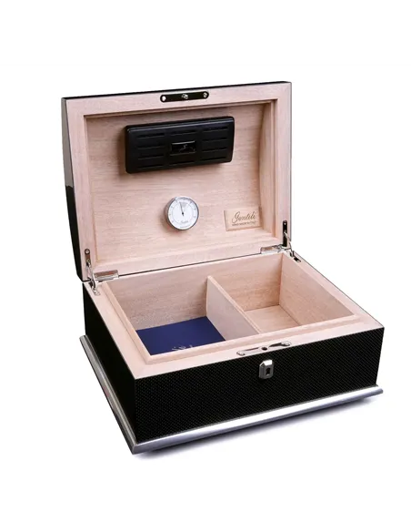 Хьюмидор Gentili Dome Top на 60 сигар, Карбон