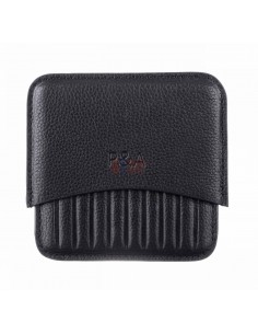 Сигаретница P&A на 10 штук, натуральная кожа, черная - купить в интернет-магазине Havana Smoke 2