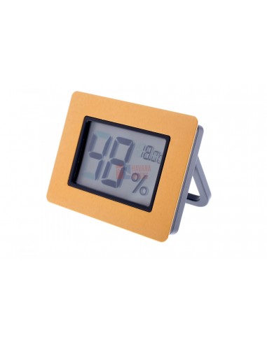 Термо-Гигрометр цифровой, золото - купить в интернет-магазине Havana Smoke