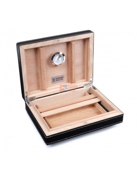 Хьюмидор Howard Miller дорожный на 10 сигар, Экокожа - купить в интернет-магазине Havana Smoke