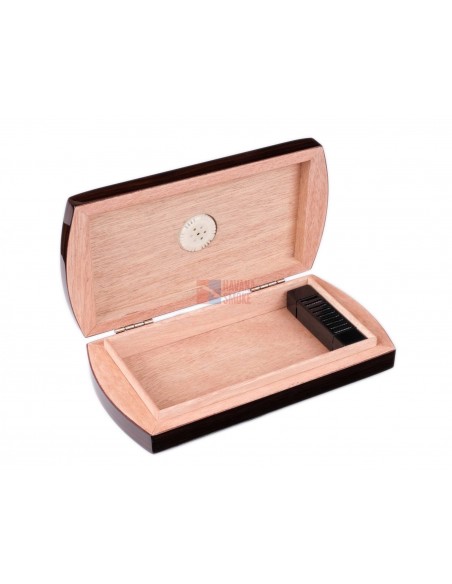 Хьюмидор Lubinski дорожный на 5 сигар, Орех - купить в интернет-магазине Havana Smoke