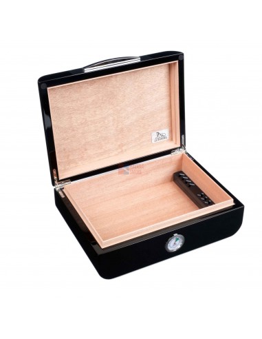 Хьюмидор Lubinski на 30 сигар, Черный глянцевый лак - купить в интернет-магазине Havana Smoke