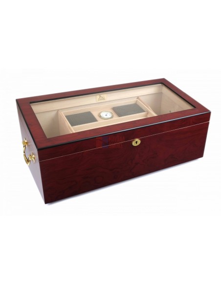 Хьюмидор-витрина Lubinski на 150 сигар, Красное дерево - купить в интернет-магазине Havana Smoke