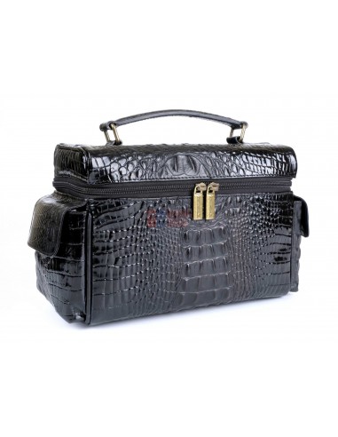 Хьюмидор-саквояж Gentili El Inseparable на 20 сигар SV15-Croco-Black - купить в интернет-магазине Havana Smoke