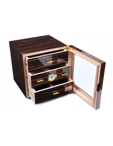 Хьюмидор-шкаф Lubinski на 100 сигар, Эбеновое дерево - купить в интернет-магазине Havana Smoke