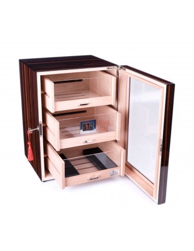 Хьюмидор-шкаф Lubinski на 150 сигар, Эбеновое дерево - купить в интернет-магазине Havana Smoke