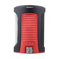 Зажигалка сигарная Colibri Daytona, черно-красная LI770T12