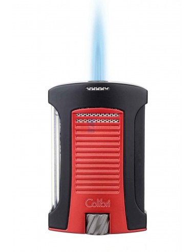 Зажигалка сигарная Colibri Daytona, черно-красная LI770T12 - купить в интернет-магазине Havana Smoke