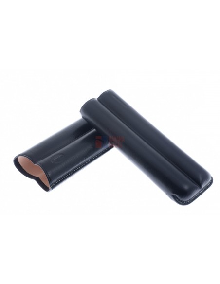 Чехол Jemar на 2 сигары, натуральная кожа 110-2-XL-Black - купить в интернет-магазине Havana Smoke