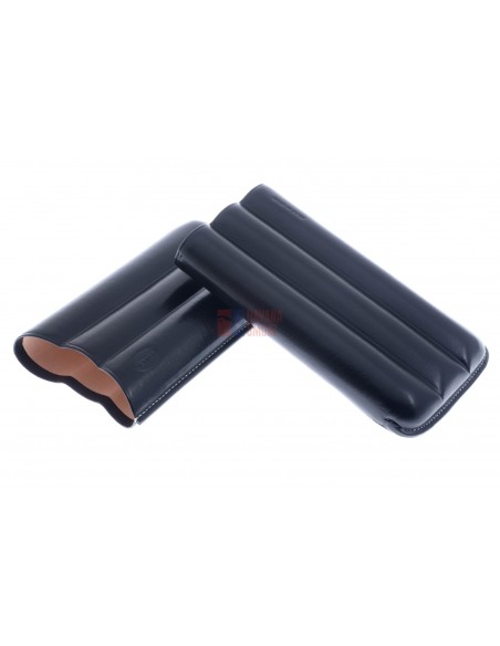 Чехол Jemar на 3 сигары, натуральная кожа 110-3-XL-Black - купить в интернет-магазине Havana Smoke