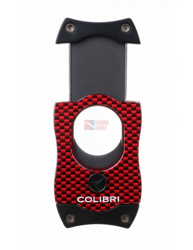 Гильотина Colibri S-cut, красный карбон CU500T32 - купить в интернет-магазине Havana Smoke