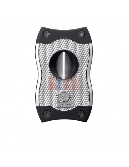 Гильотина Colibri SV-cut (двойное действие), хром-черная CU600T3 - купить в интернет-магазине Havana Smoke