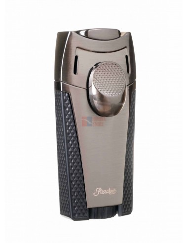 Зажигалка сигарная Passatore, двойное пламя, с пробойником 234-526 - купить в интернет-магазине Havana Smoke