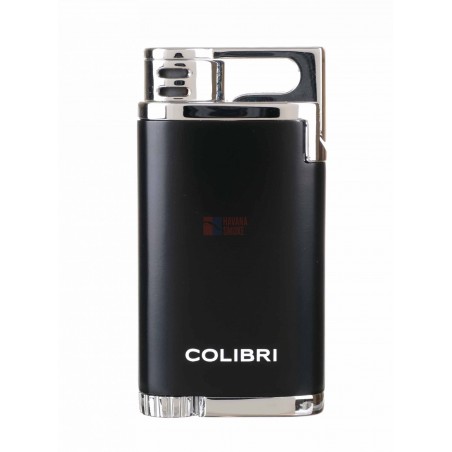 Зажигалка сигарная Colibri Belmont, черная-хром LI200C11