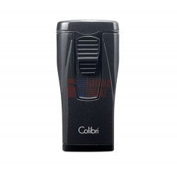 Зажигалка сигарная Colibri Monaco (тройное пламя), черный металлик LI880T5