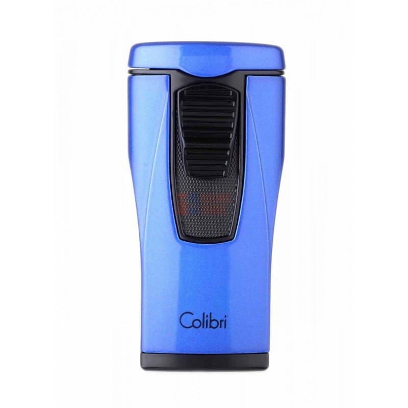 Зажигалка сигарная Colibri Monaco (тройное пламя), синий металлик LI880T8