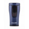 Зажигалка сигарная Colibri Monaco (тройное пламя), синий карбон LI880T13