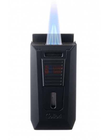 Зажигалка сигарная Colibri Slide (двойное пламя), черная LI850T10 - купить в интернет-магазине Havana Smoke