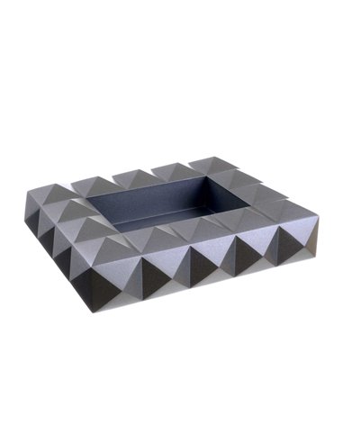 Пепельница Colibri Quasar на 8 сигар, Оружейная сталь-AT100T3