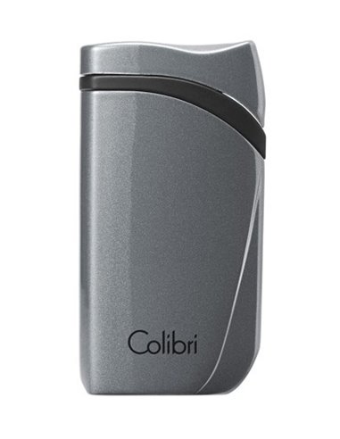 Зажигалка сигарная Colibri Falcon, серый металлик-LI310T11