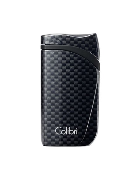 Зажигалка сигарная Colibri Falcon, черный карбон