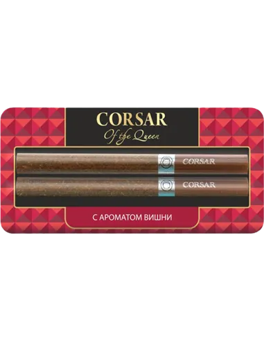Сигариллы Corsar Of The Queen - Cherry (с ароматом вишни) - 2 шт. (Блистер)