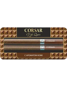 Сигариллы Corsar Of The Queen - Coffee (с ароматом кофе) - 2 шт. (Блистер)