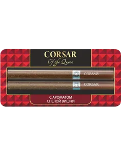 Сигариллы Corsar Of The Queen - Cherry Gold (с ароматом спелой вишни) - 2 шт. (Блистер)