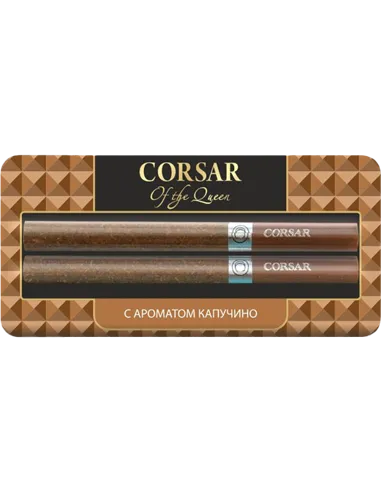 Сигариллы Corsar Of The Queen - Capuccino (Капучино) - 2 шт. (Блистер)