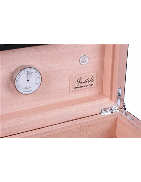 Хьюмидор Gentili Black на 75 сигар Limited Edition - купить в интернет-магазине Havana Smoke