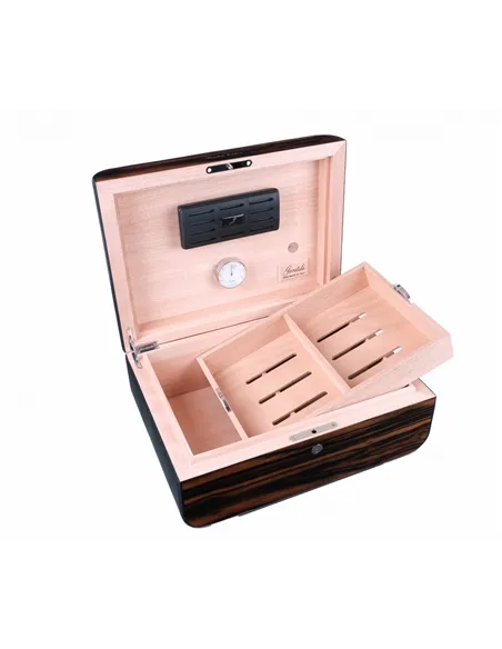 Хьюмидор Gentili Black на 75 сигар Limited Edition - купить в интернет-магазине Havana Smoke