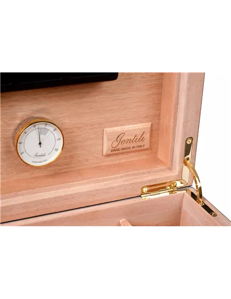 Хьюмидор Gentili Havana на 50 сигар, Черный лак - купить в интернет-магазине Havana Smoke