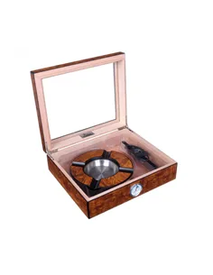 Хьюмидор Lubinski на 30 сигар с подарочным набором, Вяз матовый QB309 2