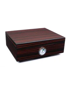 Хьюмидор Lubinski на 40 сигар с подарочным набором, Эбеновое дерево QB205