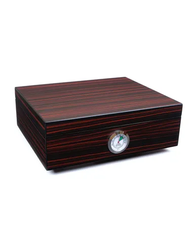 Хьюмидор Lubinski на 40 сигар с подарочным набором, Эбеновое дерево QB205