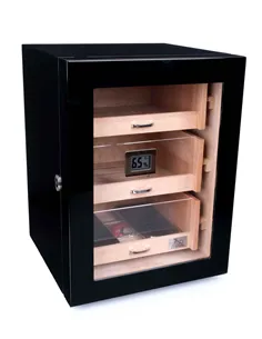 Хьюмидор-шкаф Lubinski на 150 сигар, Черный лак Q1004
