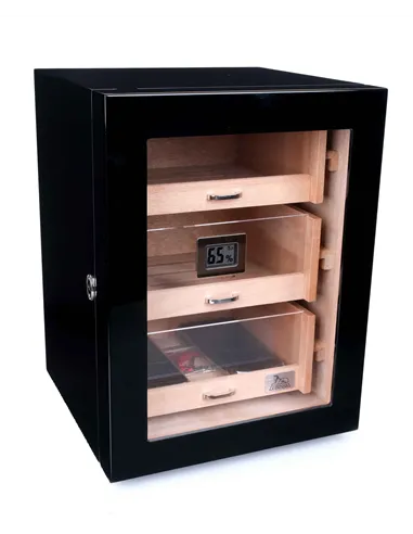 Хьюмидор-шкаф Lubinski на 150 сигар, Черный лак Q1004