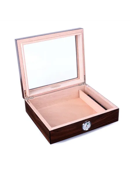 Хьюмидор Tom River со стеклом на 30 сигар, Орех 561-132